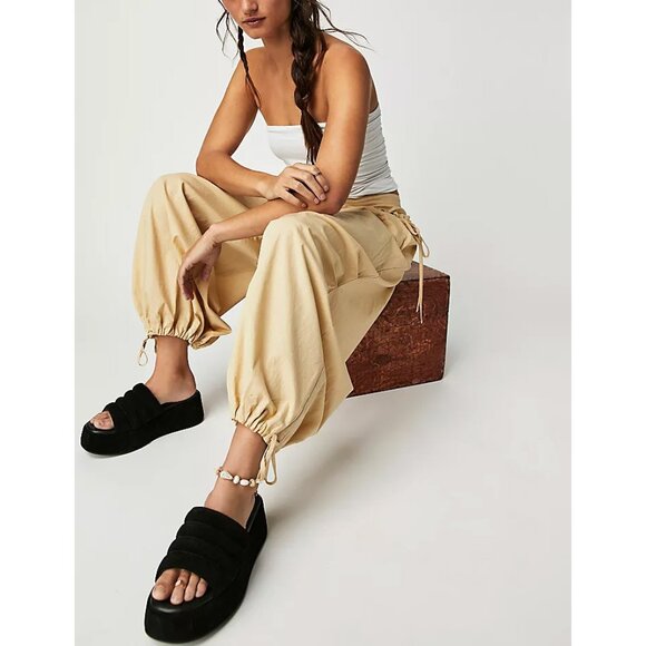 FREE PEOPLE Almost Paradise Platform Sandals / Black - Picture 4 of 12